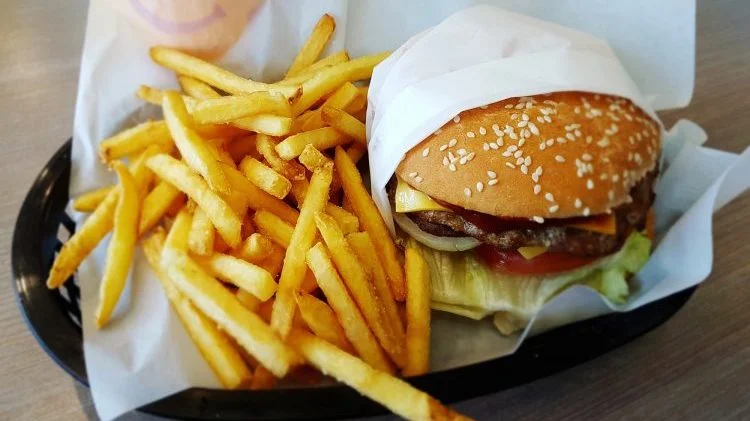 Image of Hamburger and Fries